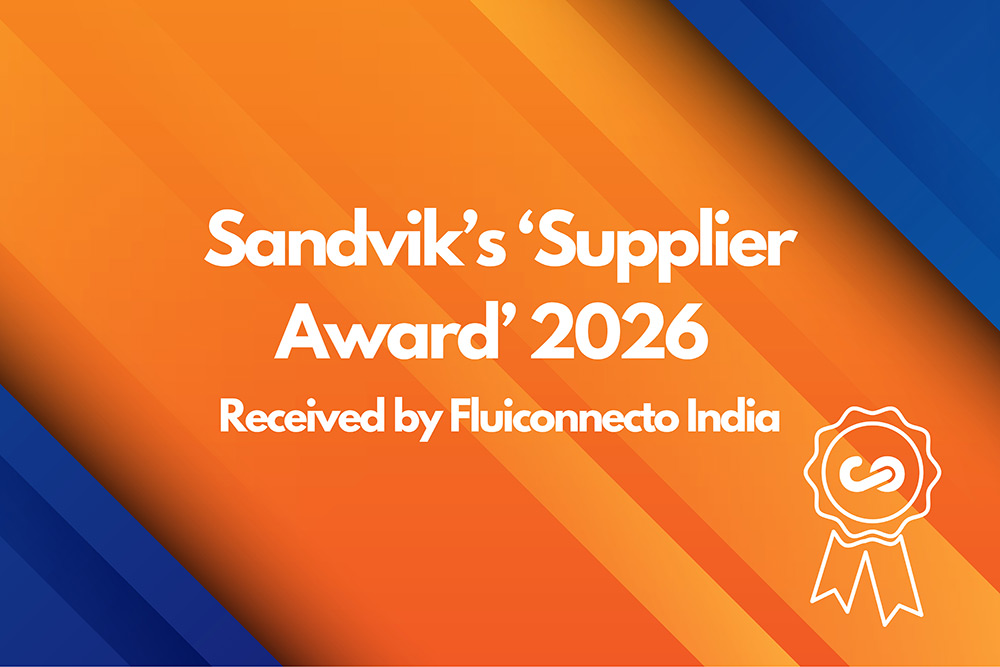 Fluiconnecto India Recognised at Sandvik Supplier Meet 2026